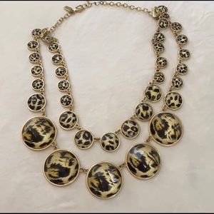 Kate spade animal print necklace